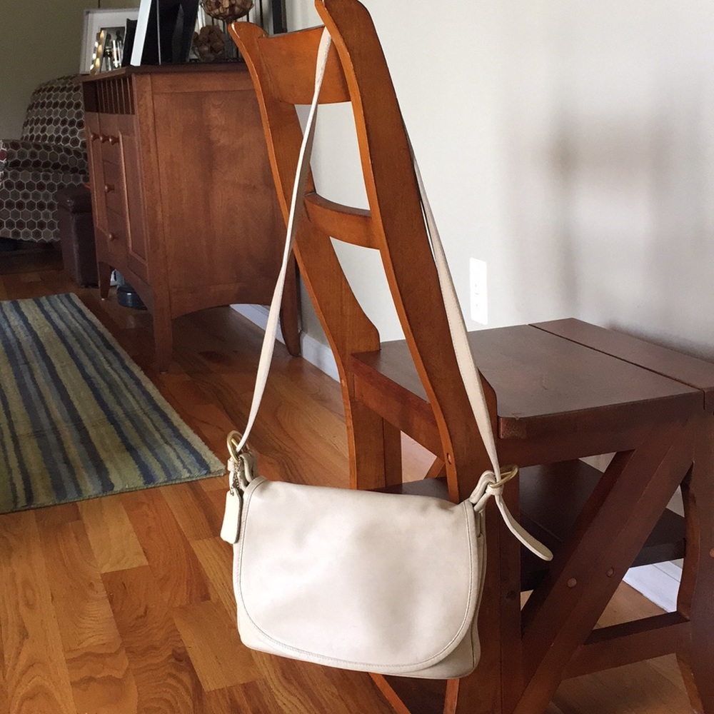 Coach Vintage Leather Fletcher Flap Crossbody